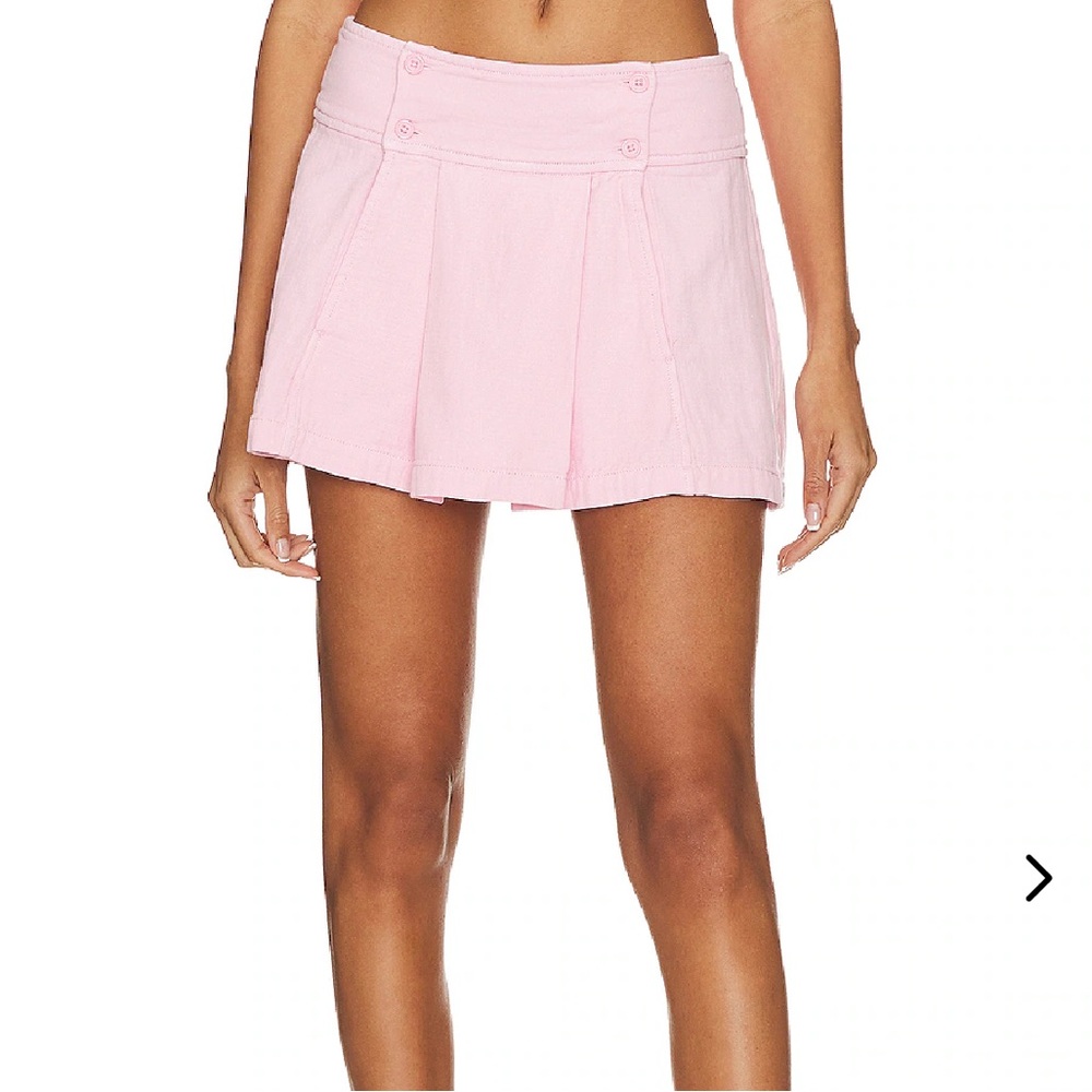 Lovers + Friends Pink Mini Skirt